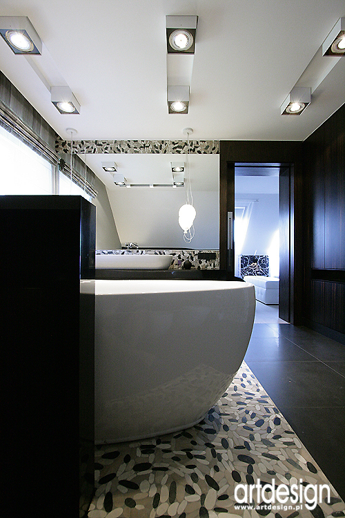 nowoczesne wnętrze apartamentu- łazienka