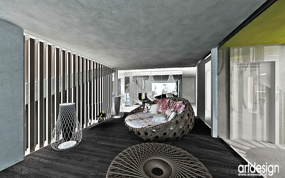 designerskie wnętrza domu - relax room