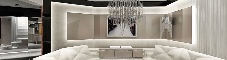 luksusowa ekskluzywna architektura wnetrz apartament salon