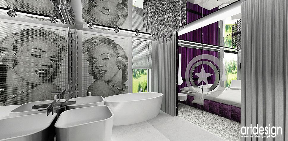 architekci wnętrz łazienka dom nowoczesna
