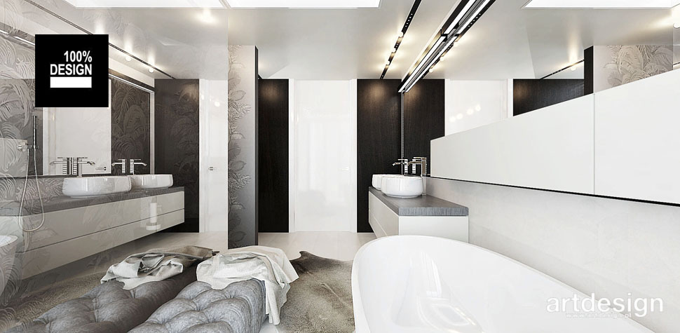 nowoczesna łazienka projekt wnętrza